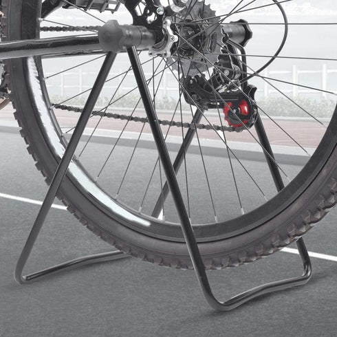 VGEBY Portable & Foldable Bike Support Bracket, 12" Black Steel Tube