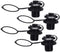 Inflatable Boat Air Valve Screw - One-Way Inflation Replacement Screw for Inflatable Boat Spiral Air Plugs (4)