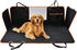 Hammock Amazon Basics Dog Car Seat Cover for Back Seat, Scratch-Resistant Nonslip with Side Flaps and Seatbelt Openings