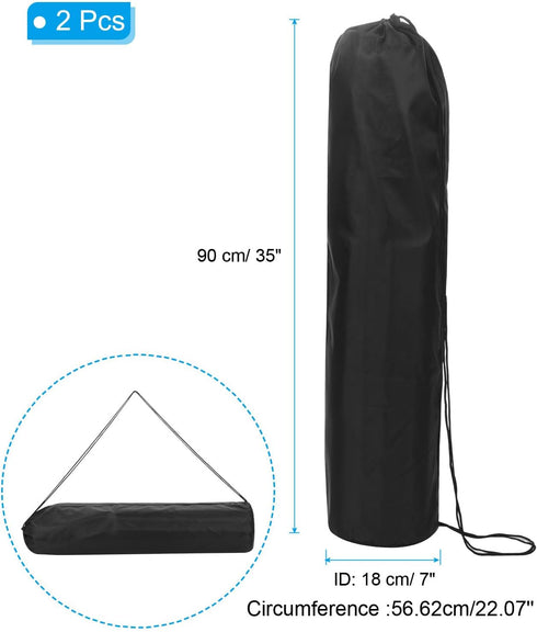 35 Inch 2 Pack PATIKIL Camp Chair Replacement Bag, Nylon Foldable Carry Bag Storage Bag with Shoulder Strap for Outdoor