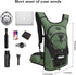 NONSAR 3L Hydration Backpack Pack with Insulated Water Bladder, Daypack for Hiking, Running, Climbing, Rave, Festival,