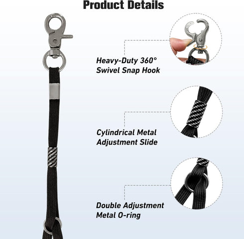 Pet Dog Grooming Loop, Adjustable Nylon Restraint Noose, Safety Tether Straps for Grooming Table, 4 Pack