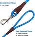 MayPaw Dog Leash, 4/6/8/10 FT, Classic Solid Colors, Heavy Duty Silver Clasp