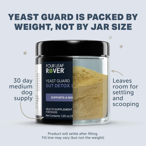 100% 30 FOUR LEAF ROVER Yeast Guard for Dog Yeast - Veterinarian Formulated - Supports Healthy Skin, Ears & Paws