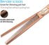 Professional Double Sided Dog Thinning Shears 7'' - 48 Teeth Blender Scissors, 25% Thinning Rate, Japan 440C (Bronze)