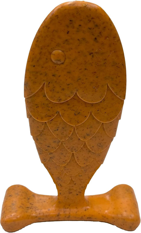 SPOT Bam-Bones Fish, Durable Long Lasting Dog Bone Made with Strong Bamboo Fiber for Light to Moderate Chewers, 5.5in