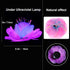 4 Pack Silicone Glowing Fish Tank Decorations, Simulation Glowing Coral Sea Anemone and Lotus Leaf for Aquarium
