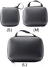 Fishing Reel Bag, Portable Shockproof Waterproof Case for Baitcasting & Spinning Reels (L)