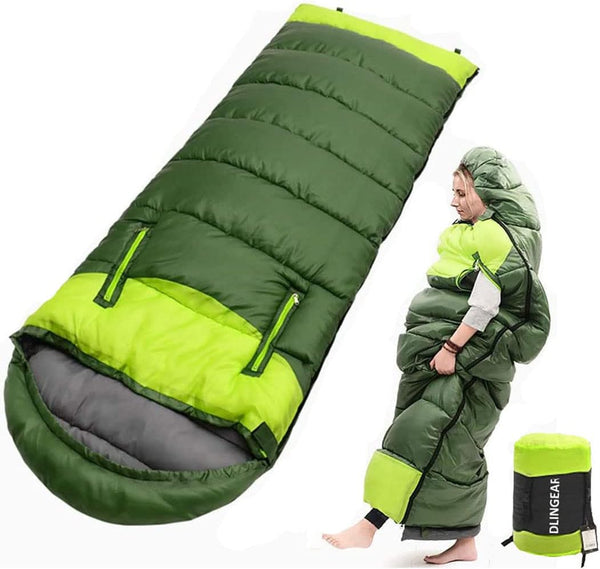 Sleeping Bags for Adults & Kids - Cold Weather & Warm XL Large 0 Degree Waterproof Sleeping Bag