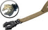 ICEFANG Tactical Dog Leash - K9 Training Bungee Lead with 2 Control Handles for Medium Large Dogs (4ft, Reflective