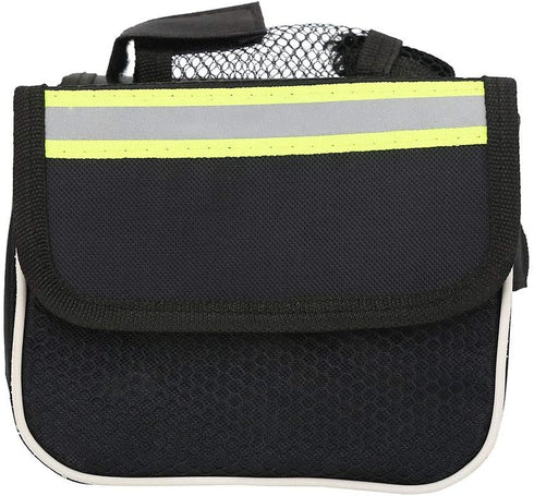 PU Bike Rear Rack Storage Bag, Durable Saddle Bag for Riding Cycling, Fits Most Bicycles