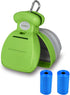 KALLAK Portable Dog Pooper Scooper, Hands Held Pet Poop Picker Upper with Integrated Bag Dispenser and 2 Rolls Waste