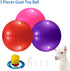 3 Pieces Pet Goat Ball Lamb Toy with Inflator Pump for Dog Training Exercise Ball for Outdoor Entertainment