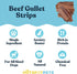 (6 INCHES 25 Count) hotspot pets Beef Esophagus Dog Treats - Grass Fed with No Added Hormone, All Natural Jerky Dog