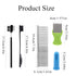 Tear Stain Remover Combs for Pets, Stainless Steel Eye Brush Tools, Durable Flea and Lice Removing Set for Dogs, Cats