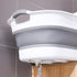 Generic 40x60x24cm Bath Tub PP+TPE Folding Washing Basin, Easy Drain Structure | Perfect for Dog Washing, Child