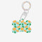 GZEKWLP Citrus Orange Slices Flowers Double Sided Pet ID Tag for Dogs and