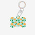 GZEKWLP Citrus Orange Slices Flowers Double Sided Pet ID Tag for Dogs and