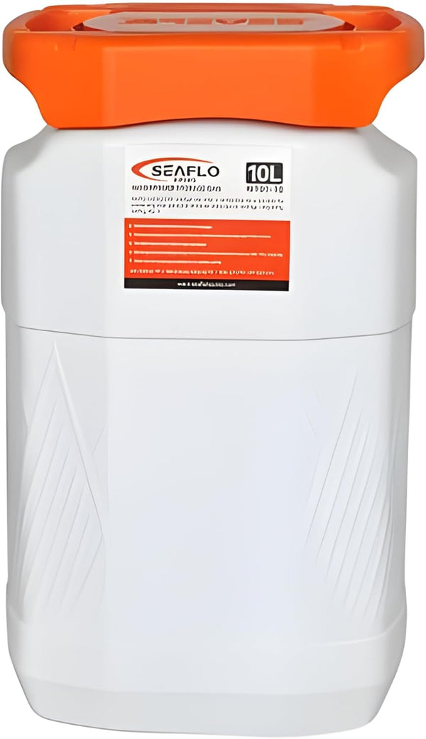 SEAFLO Waterproof Storage Bins with Lid, 2.64 Gal / 10 L for Marine, RV, Kayak, Camping