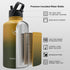 NATURE PIONEOR Tactical Water Bottle | Stainless Steel 18/8 Food Grade Half Gallon Jug with Carrying Molle Sleeve