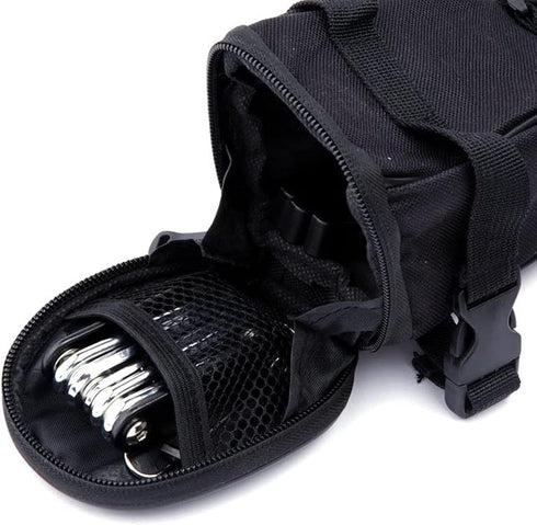 WOTOW 14 in 1 Bike Repair Tool Kit & Saddle Bag, Multitool Set with Portable Under Seat Bag for Road Mountain Bicycle