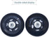 Mute Wear-resistant Luggage Suitcase Replacement Wheels Kit, 3.15 inches Inline Outdoor Skate Replacement Wheels