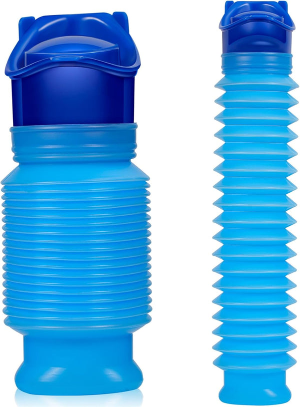 NUOOO Emergency Toilet Portable Potty Pee Bottles for Male Female Kids Shrinkable Urinal