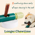 WOOF BullySafe Durable Dog Chew Holder, Safe Bully Stick Holder for Long-Lasting Play, Easy to Clean.