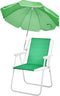 Beach Chair with Umbrella for Adults, Folding Portable Lightweight Camping Chair with