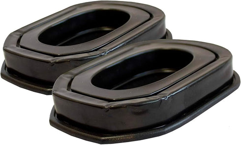 Walker's Gel Ear Pads for Razor & XCEL Hearing Protection Earmuffs, Increased Sealing with Snap-On Installation