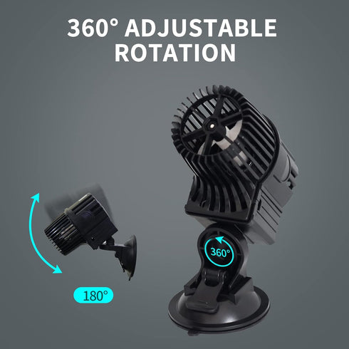 UPETTOOLS Aquarium Circulation Powerhead Wavemaker Pump | Controllable Submersible Circulation | 3170GPH, 6340GPH,