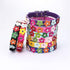 Flower Dog Collars for Small Dogs - Fancy Colorful Floral Cute Girl Puppy Collar for Tiny Cats, Hot Pink Xsmall
