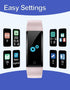 GRV Non-Bluetooth Fitness Tracker Watch, Waterproof Pedometer with Steps, Calories Counter, Sleep Tracker
