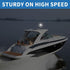 2NM 360 IP67 Boats(12'' Obcursco Boat Stern Lights, LED Anchor Light, Waterproof Bimini Top Lighting, Fold-Down White