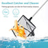Fine Mesh Fish Net for Fish Tank, 9-24 Inch Stainless Steel Long Handle, Extendable Fishing Net for Pond, Creek (4 inch)