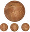 PGS Vintage Soccer Ball Size 5, Antique Leather Football in Light Brown