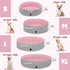 Furrybaby Foldable Dog Pool, Portable Pet Pool for Large Dogs, Kiddie Pool Dog Swimming Pool (Pink 47'') Indoor Outdoor