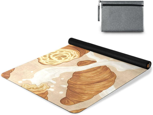 Bread Milk Yoga Mat for Home Workout Fitness Mat for Women Non