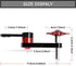 psler Bike Chain Tensioner with Derailleur Hang, Bike Chain Guide for Folding Bicycle Cycling Tool