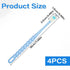 EupHHonycs 4 360-Degree Pcs Small Dog and Cat Soft Toothbrush Pet Toothbrush for Puppy, Small Dog and Cat