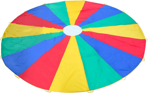 6ft 8ft 10ft 12ft 16ft 20ft Parachute with Handles Play Parachute Games for Outdoor Team Games,You Can Also Use it