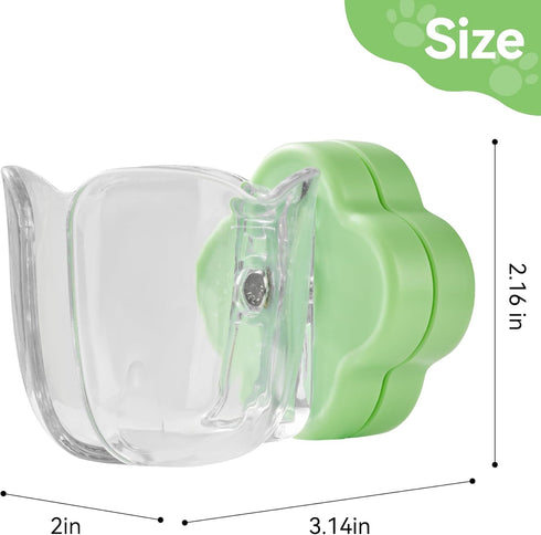 Hamster Water Bottle Holder - Magnetic & Repositionable, Adjustable Base for Hamster Cage, Secure Magnetic Mount, Easy