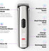 5-in-1 5 Trimmer Professional Dog Grooming Clippers with Charging Dock, Adjustable Blade Cordless Pet Grooming Kit