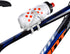 Plastic Bicycle Bottle Cages, Bike Bottle Holder with Cage Mounting Base (White)