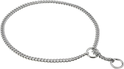 Alvalley Show Collar for Dogs, Slip Curve, Thickness 1.4 mm, 22 in
