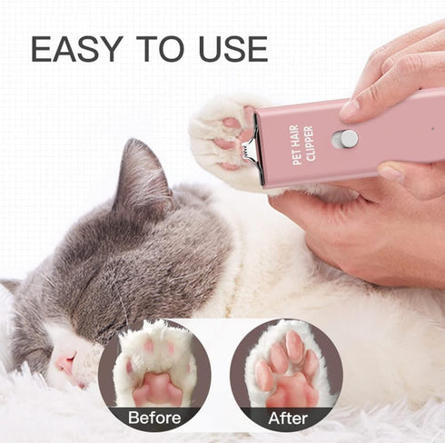 Trimmer, Trimmers Feet Hair Dog Clippers,Quiet Washable USB Rechargeable Cordless Dog Grooming Kit,Electric Pets Hair