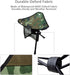 GEERTOP Portable Camping Folding Stool Seat - Swivel Tripod Chair for Outdoor Gear