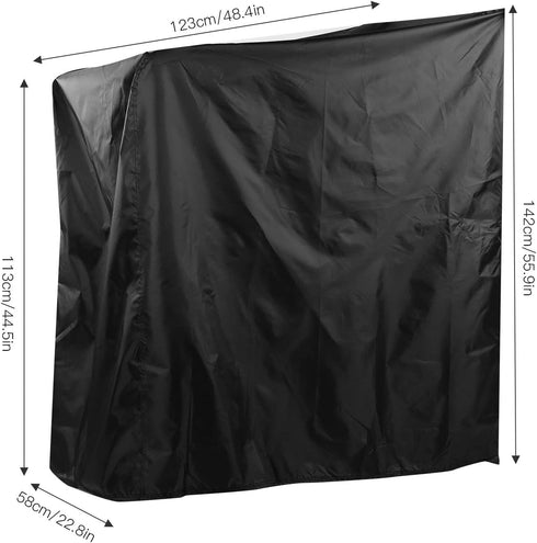 Keenso Bike Cover, Waterproof Exercise Bike Cover, Elastic Hem for Standard Size Bikes, Indoor Outdoor Protection