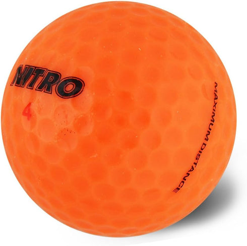 Nitro NMD12OBXC Maximum Distance Golf Ball, 12-Pack, Orange