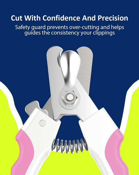 U10.1, Trimmer WePet Dog Nail Clippers Dog Nail Large Breed with Quick Sensor, Razor Sharp Blade Professional Pet Nail